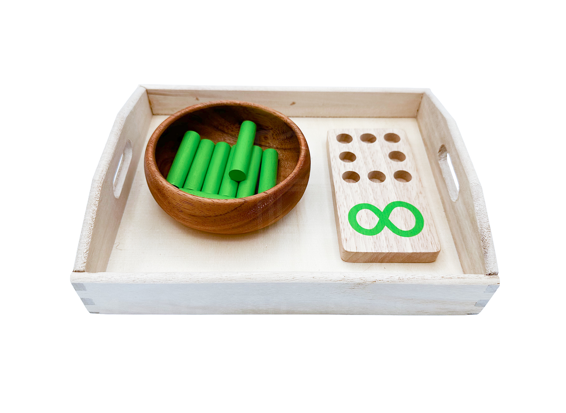 Montessori Zahlen Steckspiel